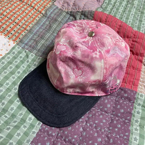 [BUNJANG] TBOS Sanrio Hello Kitty Cubic Handmade Ball Cap / TBOS 산리오 키티 헬로키티 큐빅 핸드메이드 볼캡 모자