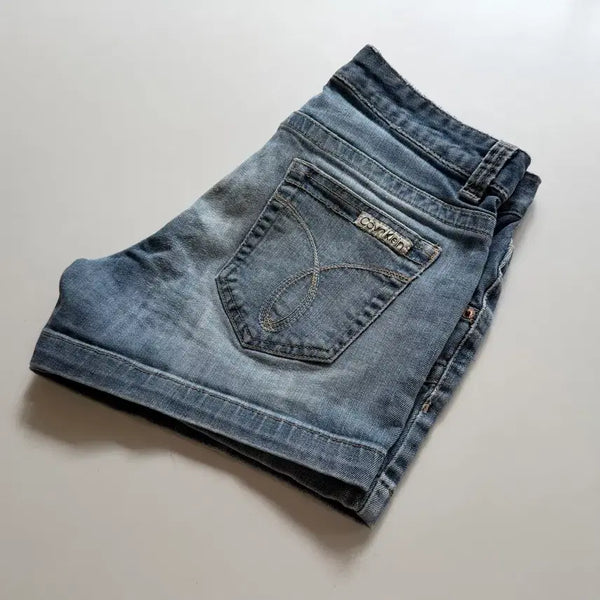 [BUNJANG] Calvin Klein Denim Shorts Size 2 / 케빈클라인 Calvin Klein 데님 숏팬츠 반바지 size 2
