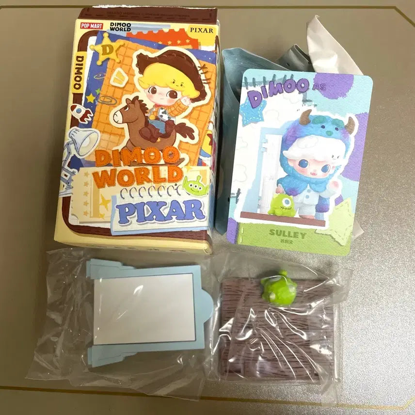 [BUNJANG] Pop Mart Dimoo World x Pixar Sulley Figure / 팝마트 디무 월드 x 픽사 피규어 설리