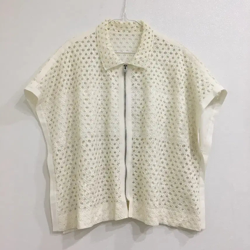 [BUNJANG] KUHO Lace Jacket Blouse / KUHO 구호 레이스 자켓 블라우스