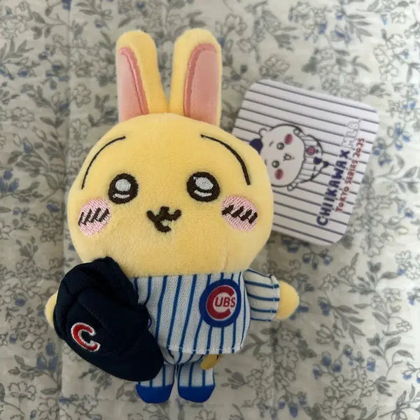 [BUNJANG] Chiikawa Usagi MLB Keychain / 치이카와 우사기 mlb 키링