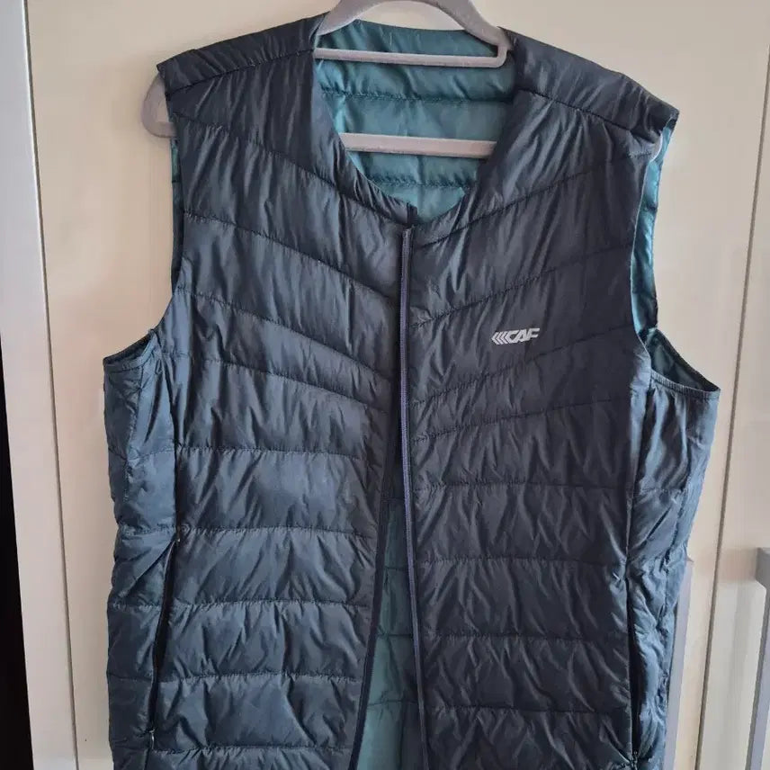 [BUNJANG] Lecaf CAF Lightweight Goose Down Vest / 르까프CAF 경량 구스다운패딩 조끼 /민트