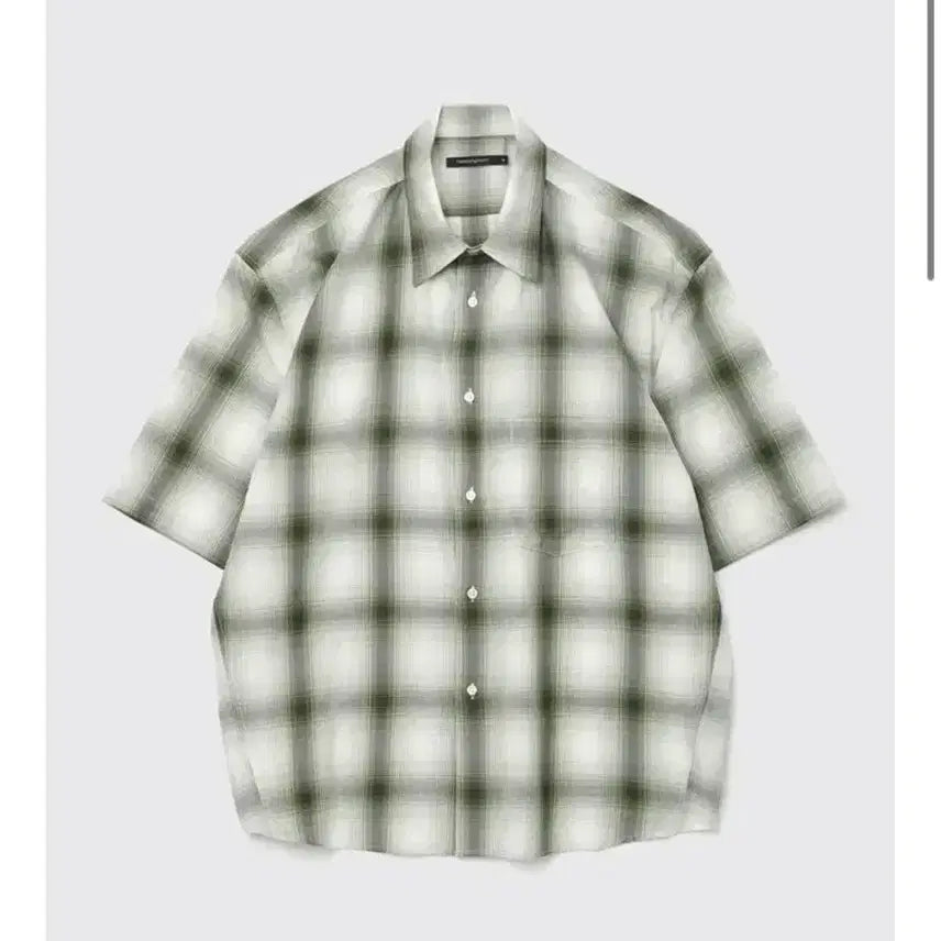 [BUNJANG] Haechingroom Ombre Shirt Green Size 3 / 해칭룸 셔츠 옴브레 그린 3사이즈