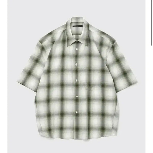 [BUNJANG] Haechingroom Ombre Shirt Green Size 3 / 해칭룸 셔츠 옴브레 그린 3사이즈