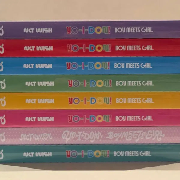 [BUNJANG] NCT WISH Japan "YO-I-DON! / BOY MEETS GIRL" Single 8 Type Set (Sealed) / [미개봉] 엔시티위시 요이동 일본 싱글 8종 세트