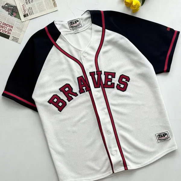 [BUNJANG] Southpole Atlanta Braves Baseball Jersey XL / 사우스폴 애틀랜타 브레이브스 야구 유니폼