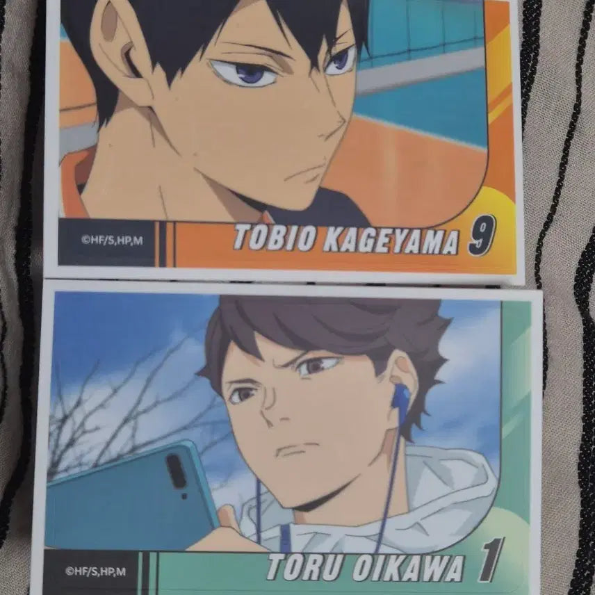 [BUNJANG] Haikyuu!! Kageyama Tobio & Oikawa Tooru Illustration Sticker / 하이큐 카게야마 토비오 오이카와 토오루 일러스트 스티커