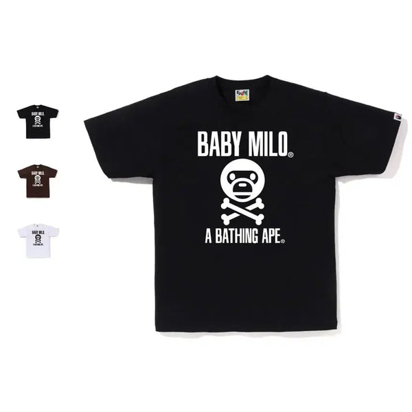 [BUNJANG] BAPE Milo Crossbone Short Sleeve T-Shirt / 베이프 마일로 크로스본 반팔티