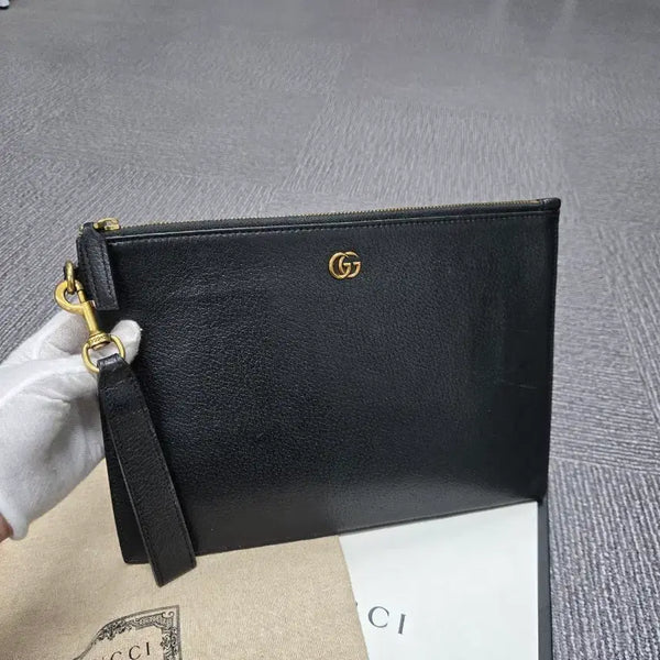 [BUNJANG] Gucci Marmont GG Leather Clutch Bag / [특가][정품] 구찌 마몬트 GG클러치백