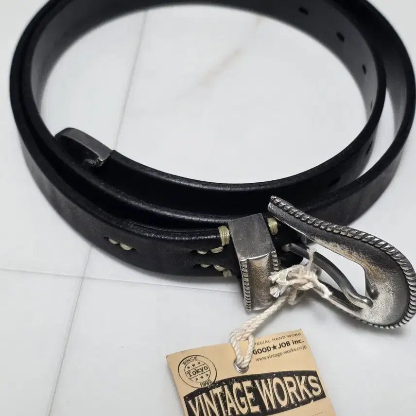 [BUNJANG] VINTAGE WORKS DH5738 Western Belt / 빈티지웍스 VINTAGE WORKS DH5738 웨스턴벨트 흑심 35