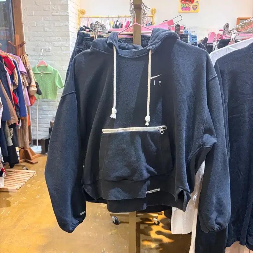 [BUNJANG] Nike Black Hoodie / 나이키 후드티 블랙