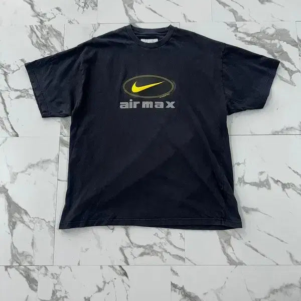 [BUNJANG] Nike NRG Black Air Max T-shirt / 나이키 NRG 블랙 에어맥스 반팔 티셔츠