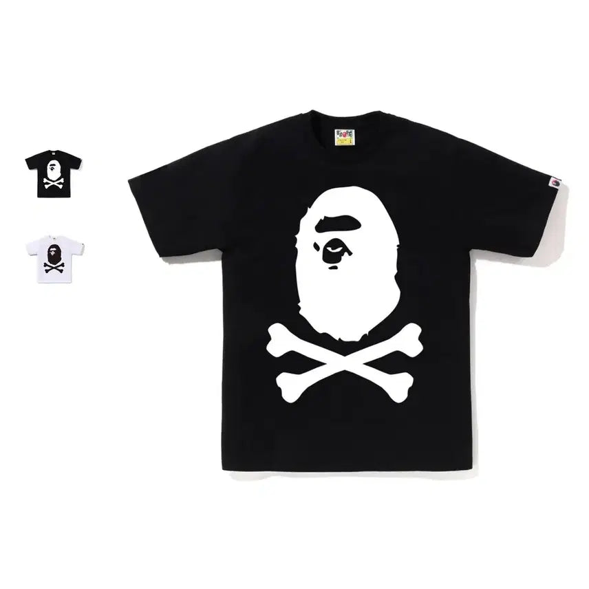 [BUNJANG] BAPE Big Ape Crossbone Short Sleeve T-Shirt / 베이프 빅 에이프 크로스본 반팔티