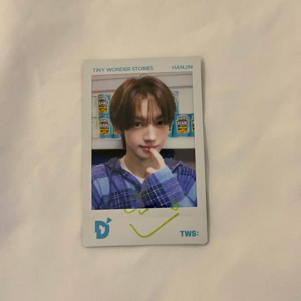 [BUNJANG] TWS DICON Japan Popup Hanjin Autographed Fujifilm Polar Photocard / 투어스 디아이콘 DICON 일본 팝업 한진 사인 후지필름 폴라 포카 포토카드