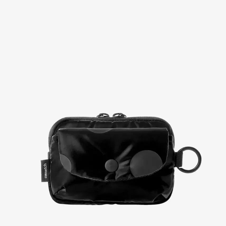 [BUNJANG] Sweetch CITY BOYS POUCH 001 Glossy Black Polka Dot Pouch / sweetch 스위치 CITY BOYS POUCH 001 Glossy Black Polka Dot