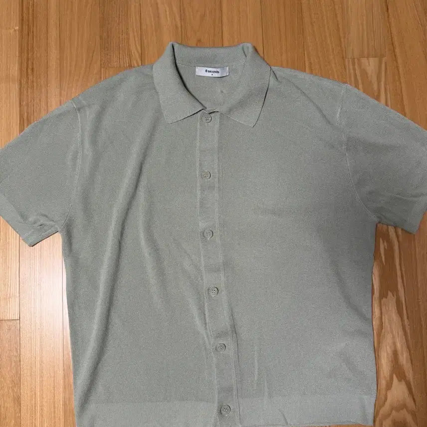 [BUNJANG] 8seconds Green Short Sleeve Shirt / 에잇세컨즈 그린 반팔 셔츠