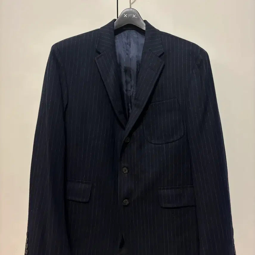 [BUNJANG] Polo Ralph Lauren New USA Stripe Blazer Suit / [40S] 폴로 랄프로렌 신형 usa 스트라이프 자켓 정장 수트