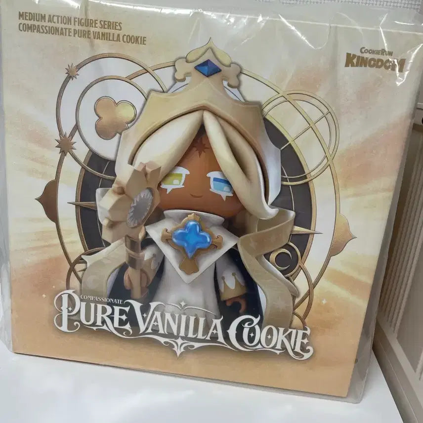 [BUNJANG] Cookierun Kingdom Pure Vanilla Cookie Medium Action Figure / 쿠키런 중형 액션피규어 퓨어바닐라 쿠키