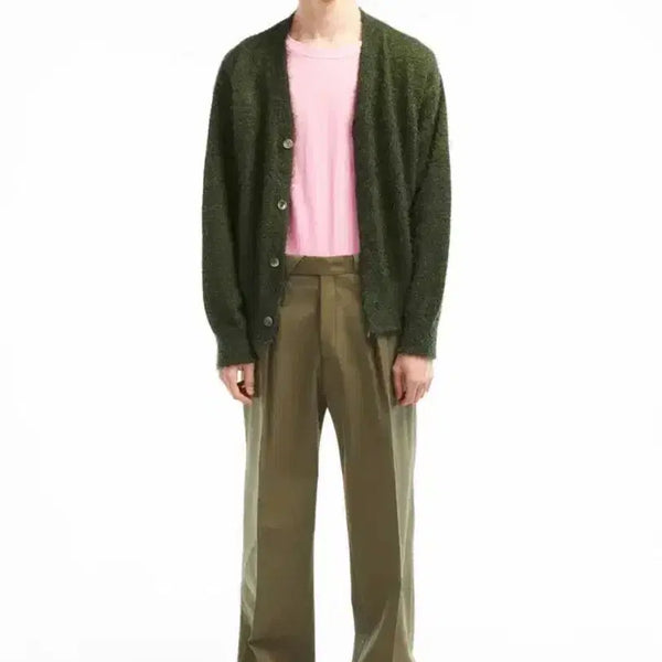 [BUNJANG] Tyle Triangle Loop Trousers Khaki Green / 타일레 TRIANGLE LOOP TROUSERS KHAKI GREEN 2