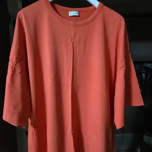 [BUNJANG] Dries Van Noten Orange Short Sleeve T-Shirt / 드리스반노튼 오렌지 반팔티셔츠