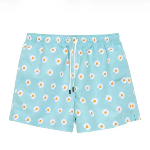 [BUNJANG] PEACEMINUSONE Daisy All Over Shorts Sky Blue / 피스마이너스원 데이지 올오버 쇼츠 #1 스카이 블루