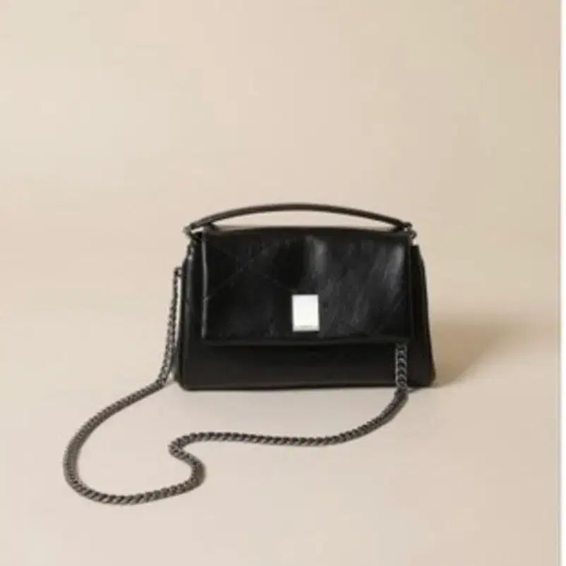 [BUNJANG] Couronne Piloti23 Black Quilting Chain Shoulder Bag / 쿠론 필로티23 블랙 퀄팅 체인 숄더백