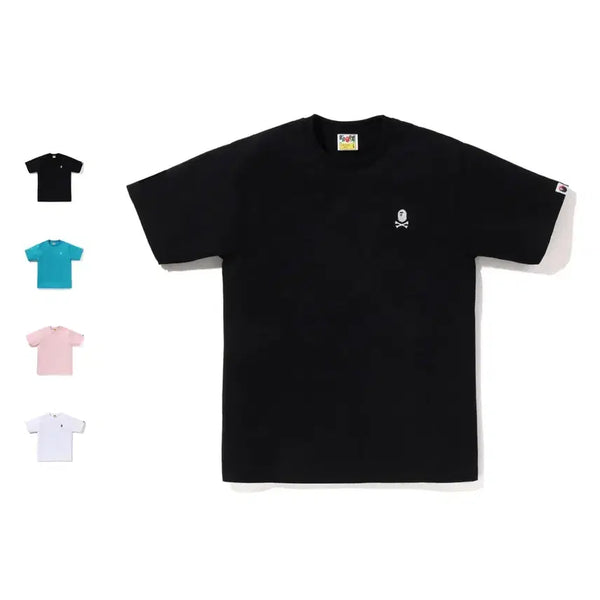 [BUNJANG] BAPE Color Ape Cross Bone One Point SS Tee / 베이프 컬러 에이프 크로스본 원포인트 반팔티