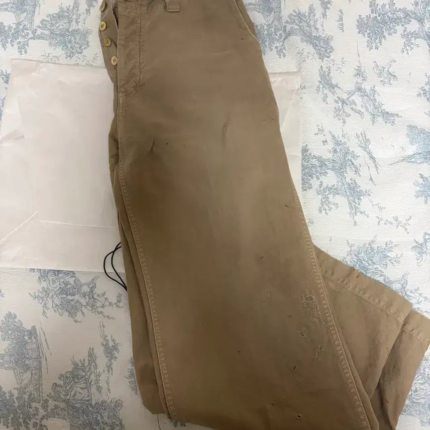 [BUNJANG] visvim 24FW Chino Crash Pants Beige / [3] 비즈빔 visvim 24fw 치노팬츠 크래쉬