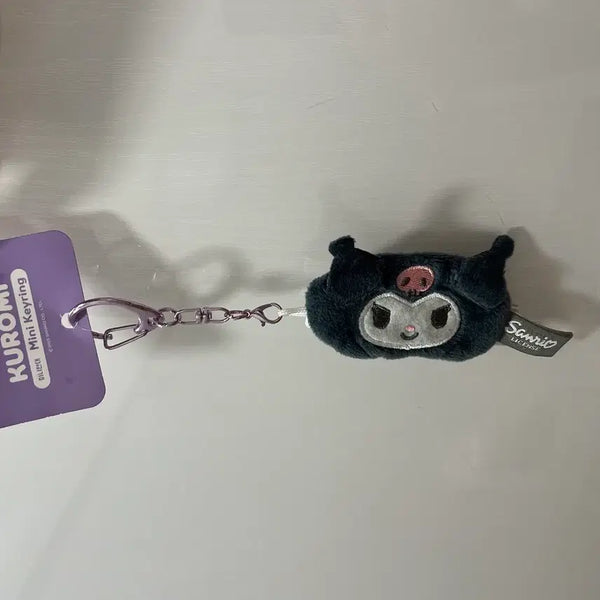 [BUNJANG] Sanrio Kuromi Mini Pouch Keychain (Authentic) / 정품 산리오 쿠로미 미니 안대 키링