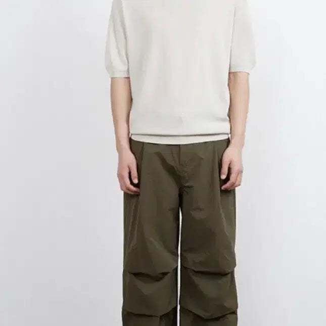 [BUNJANG] KIMUER Linen-like Half Knit Oatmeal / 키뮤어 린넨라이크 하프 니트 오트밀