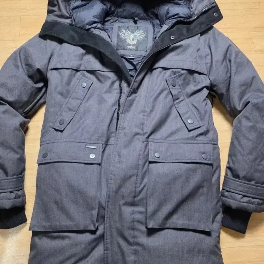 [BUNJANG] Nobis YATISI Long Padding Grey XS / 노비스 패딩 그레이XS 노비스야티시롱 패딩 그레이. 상태좋아요.