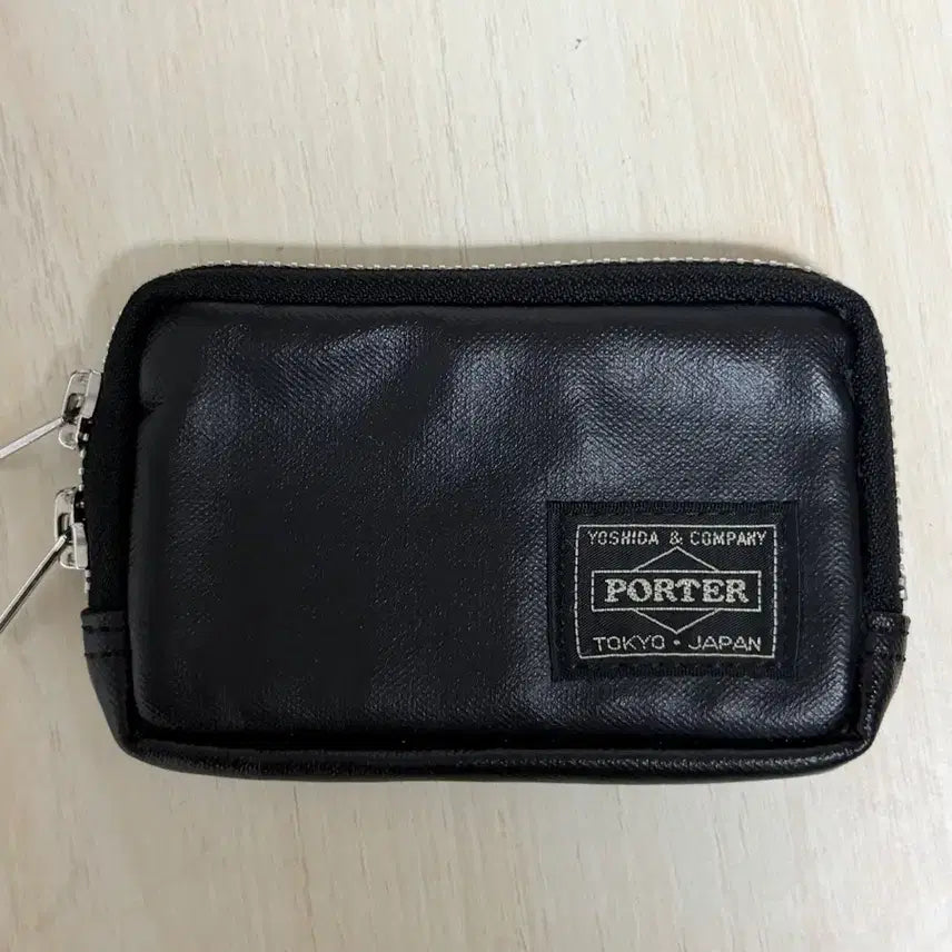 [BUNJANG] Porter Freestyle Multi Coin Case Black / 포터 프리스타일 멀티 코인 케이스 블랙