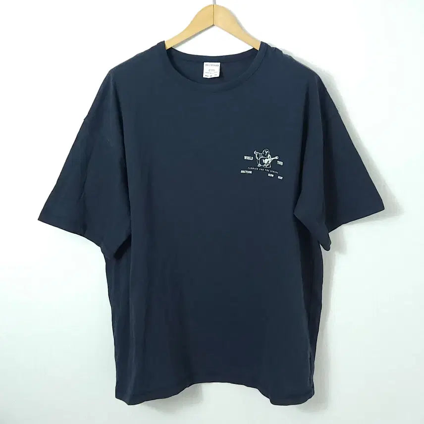 [BUNJANG] True Religion Heavyweight Cotton T-Shirt / 트루릴리전 베이직 반팔 티셔츠 헤비웨이트 20수 2합 코튼 XL