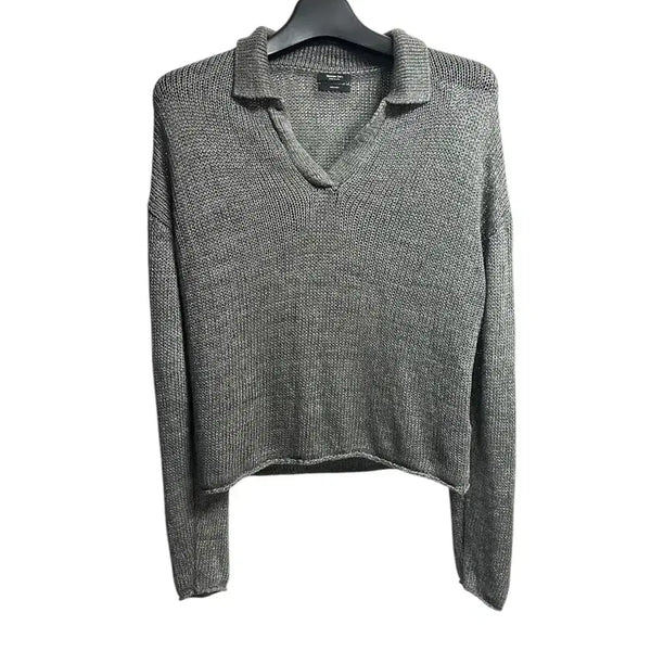 [BUNJANG] Massimo Dutti Linen Knit L / (새상품) 여성 마시모두띠 린넨 카라 니트 L