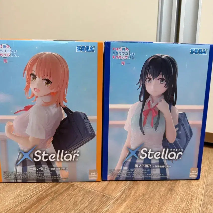 [BUNJANG] Sega Stellar Yukino Yukinoshita & Iroha Ichijo 2-Piece Figure Bundle (Sealed) / 미개봉 정품) 세가 Stellar 유키노시타 유키노/이로하 피규어 2종 일괄