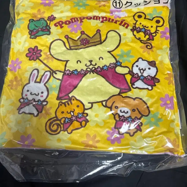 [BUNJANG] Sanrio Pompompurin Kuji Cushion (Sealed) / 폼폼푸린 쿠지 방석 미개봉