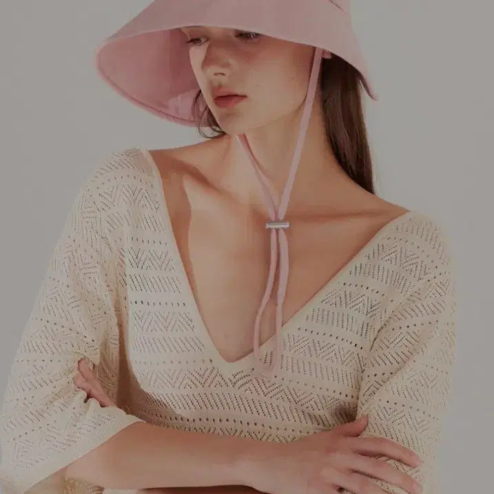[BUNJANG] Melamila Bungee Hat Pink / 멜라밀라 벙거지 모자 핑크(새상품)