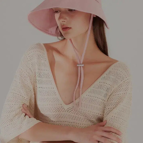 [BUNJANG] Melamila Bungee Hat Pink / 멜라밀라 벙거지 모자 핑크(새상품)