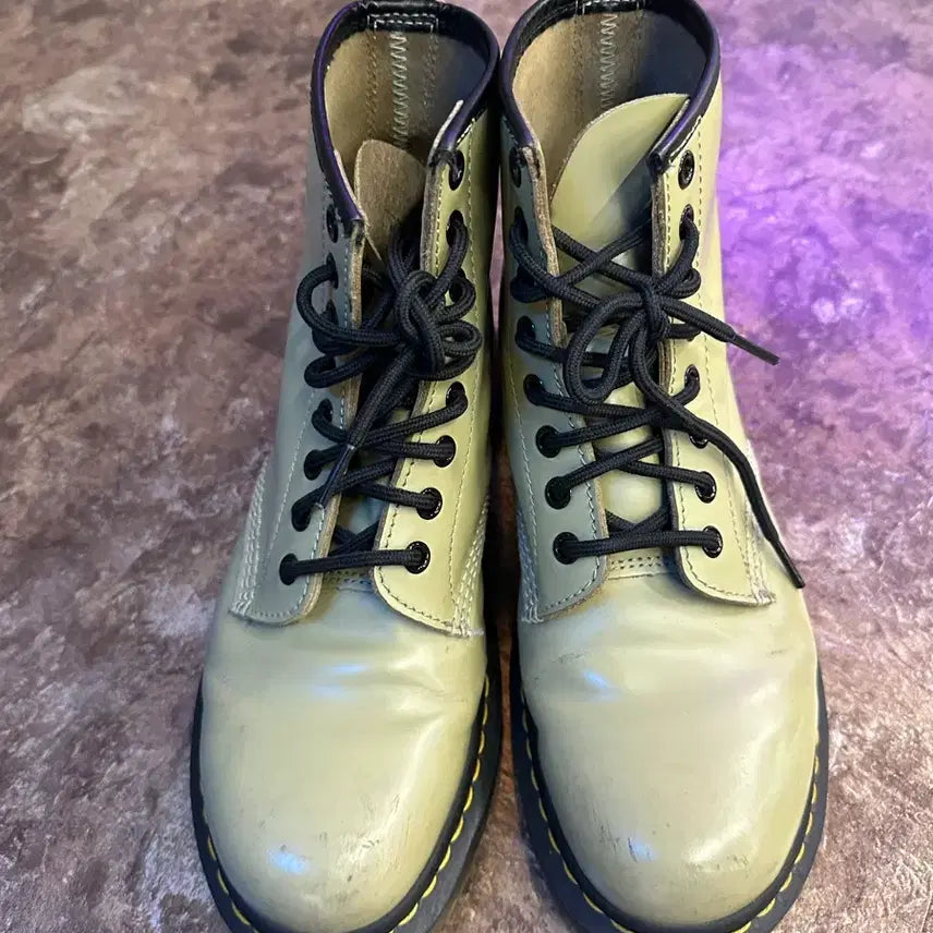 [BUNJANG] Dr. Martens 1460 Yellow Boots / 닥터마틴 1460 옐로우 워커 부츠