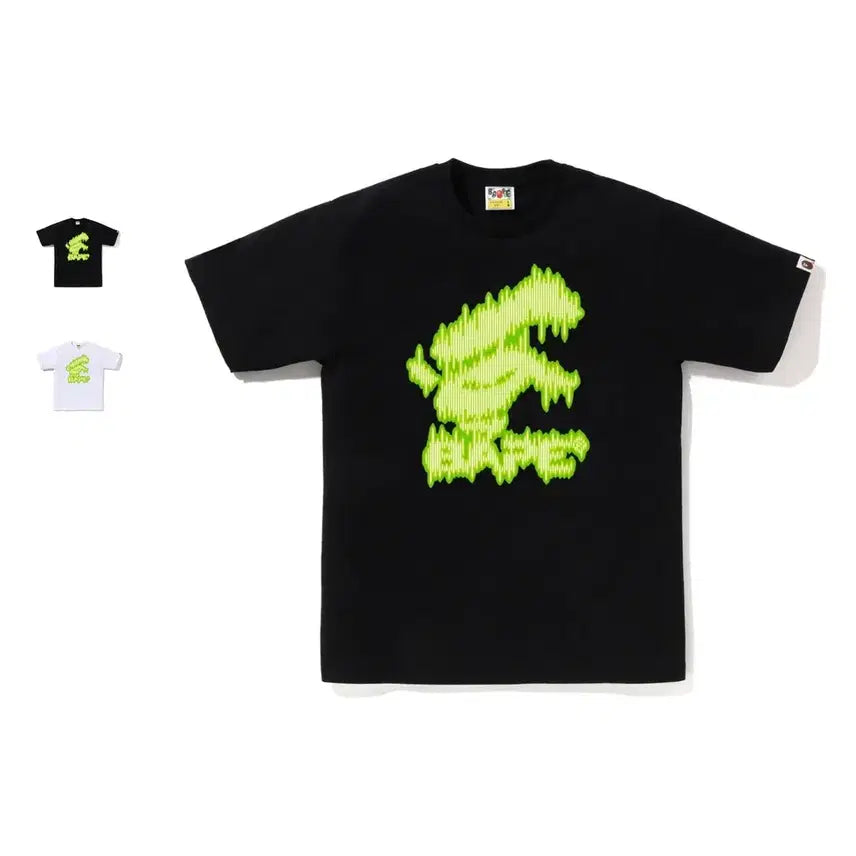 [BUNJANG] BAPE Noisy BAPE Logo Short Sleeve T-Shirt / 베이프 노이지 베이프 로고 반팔티