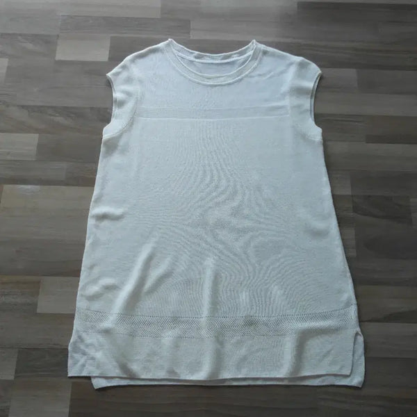 [BUNJANG] Ivory Knit T-shirt Size 55 / 럭셔리티셔츠/55사이즈/새제품수준