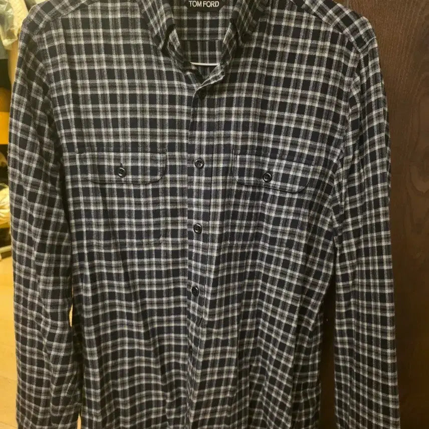 [BUNJANG] Tom Ford Check Shirt / 톰포드 체크 남방