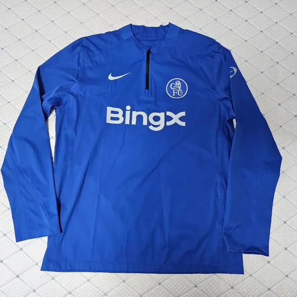 [BUNJANG] Nike Chelsea Champions 90 Storm-FIT Shield Top Training / 2526 나이키 첼시 챔스 지급용 토탈 90 스톰핏 쉴드탑 트레이닝