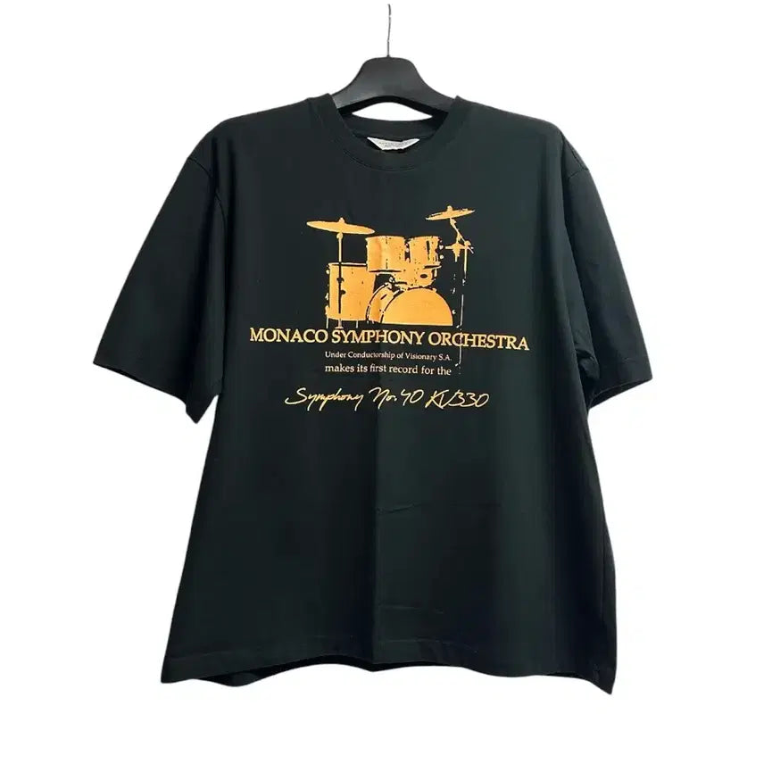[BUNJANG] Afterpray Drum Printing T-Shirt XL / 애프터프레이 드럼 프린팅 판발티셔츠 XL