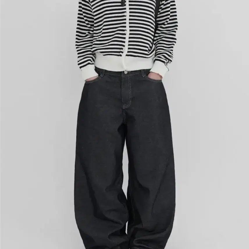 [BUNJANG] Onewe Lawson Non-Fade Raw Denim Pants M / 오뉴이 로슨 논페이드 생지 데님팬츠 M