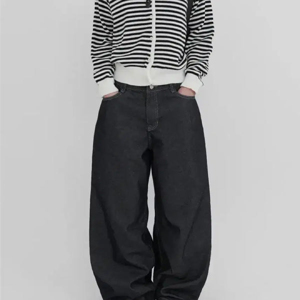 [BUNJANG] Onewe Lawson Non-Fade Raw Denim Pants M / 오뉴이 로슨 논페이드 생지 데님팬츠 M