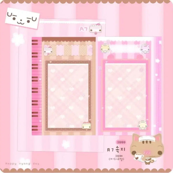 [BUNJANG] Happy Nyan Day A7 Inner Pages Set / [해피냥데이] A7 속지 1종