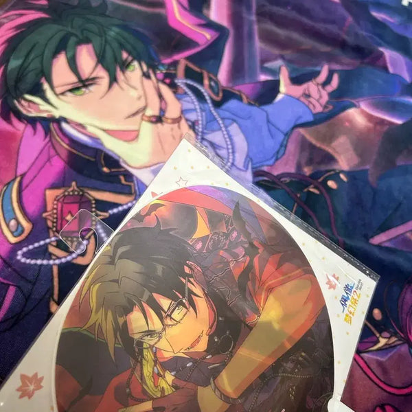 [BUNJANG] Ensemble Stars Hasumi Keito "Moonlight Tale" Towel & Fan Bundle Set / 앙스타 하스미 케이토 월광기담 타올 부채 일괄 양도!