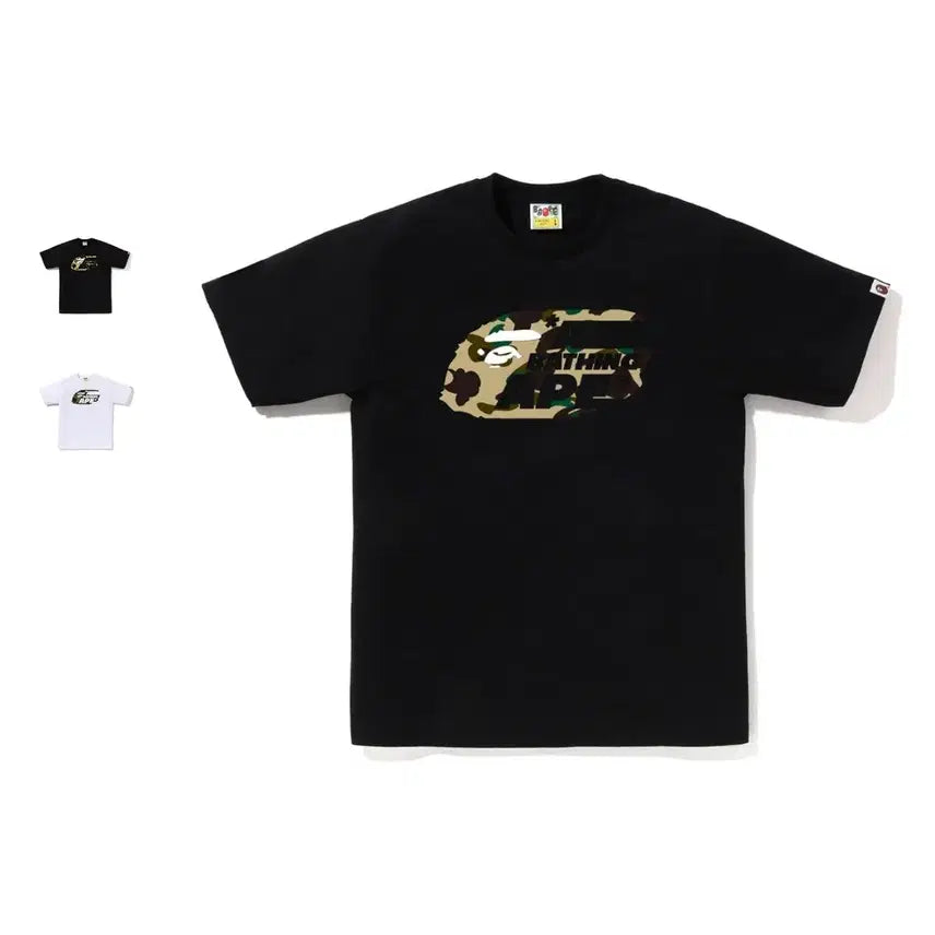 [BUNJANG] BAPE 1st Camo Moving Ape Head Short Sleeve T-Shirt / 베이프 퍼스트 카모 무빙 에이프 헤드 반팔티