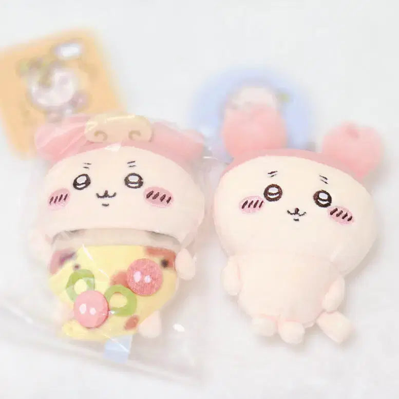 [BUNJANG] Chiikawa Pizza Kani & Mochi Mascot Bundle / 치이카와 피자 카니 + 기본 카니 모찌 마스코트 set